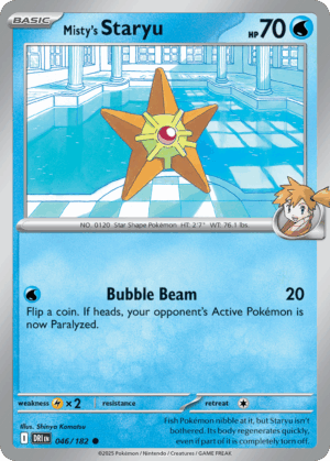 [46/244] – Misty’s Staryu – Destined Rivals – Common