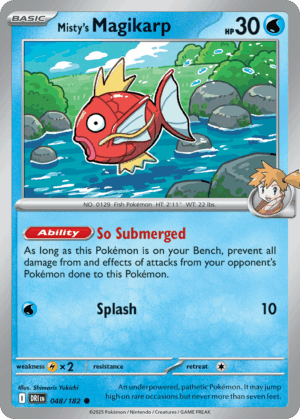 [48/244] – Misty’s Magikarp – Destined Rivals – Reversed Holo