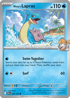 [50/244] – Misty’s Lapras – Destined Rivals – Common