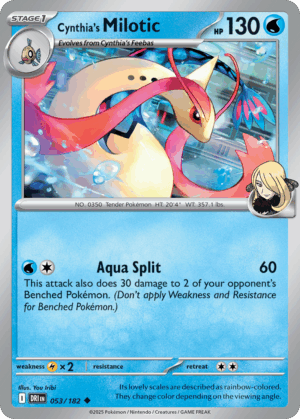 [53/244] – Cynthia’s Milotic – Destined Rivals – Common