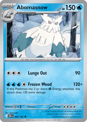 [60/244] – Abomasnow – Destined Rivals – Common