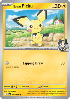 [71/244] – Ethan’s Pichu – Destined Rivals – Common