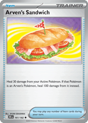 [161/244] – Arven’s Sandwich – Destined Rivals – Reversed Holo