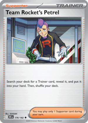 [176/244] – Team Rocket’s Petrel – Destined Rivals – Reversed Holo