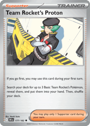 [177/244] – Team Rocket’s Proton – Destined Rivals – Reversed Holo