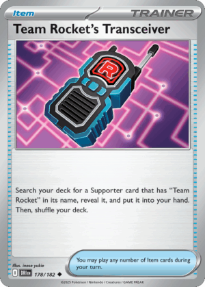 [178/244] – Team Rocket’s Transceiver – Destined Rivals – Common