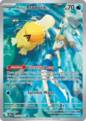[193/244] – Misty’s Psyduck – Destined Rivals – Illustration Rare