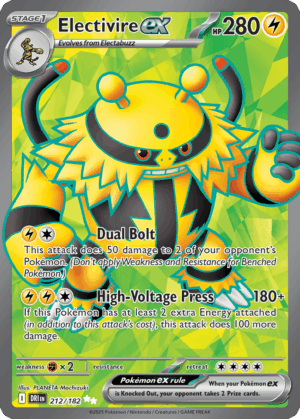 [212/244] – Electivire ex – Destined Rivals – Ultra Rare