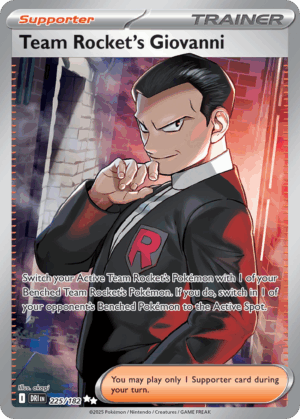 [225/244] – Team Rocket’s Giovanni – Destined Rivals – Ultra Rare