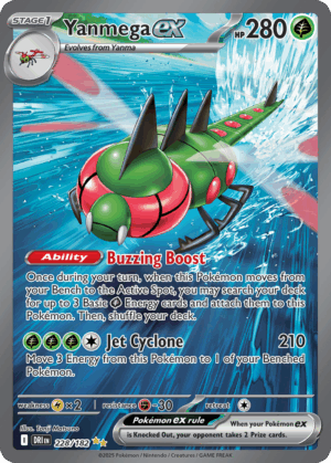 [228/244] – Yanmega ex – Destined Rivals – Special Illustration Rare