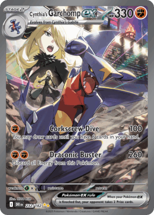 [232/244] – Cynthia’s Garchomp ex – Destined Rivals – Special Illustration Rare