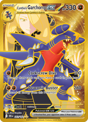 [241/244] – Cynthia’s Garchomp ex – Destined Rivals – Secret Rare