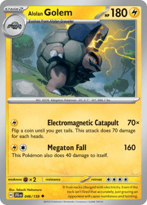 [46/190] – Alolan Golem – Journey Together – Common