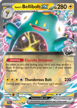 [53/190] – Iono’s Bellibolt ex – Journey Together – EX