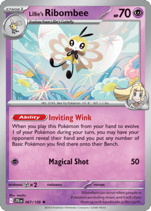 [67/190] – Lillie’s Ribombee – Journey Together – Holo