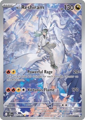 [167/190] – N’s Reshiram – Journey Together – Ultra Rare
