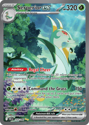 [164/086] – Serperior ex – Black Bolt – Art Rare