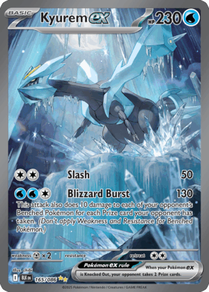 [165/086] – Kyurem ex – Black Bolt – Art Rare