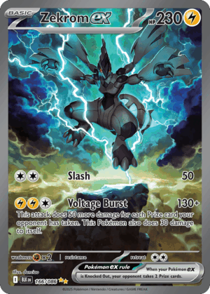 [166/086] – Zekrom ex – Black Bolt – Art Rare