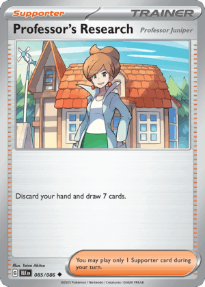 [085/086] – Professor’s Research – Black Bolt – Reverse Holo