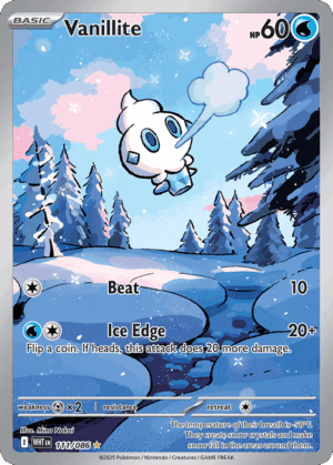 [111/086] – Vanillite – White Flare – Art Rare