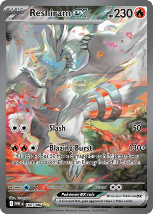 [166/086] – Reshiram ex – White Flare – Art Rare