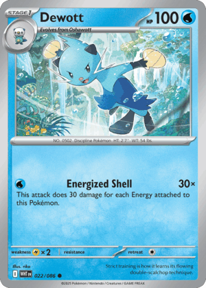 [022/086] – Dewott – White Flare – Common