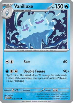 [029/086] – Vanilluxe – White Flare – Masterball