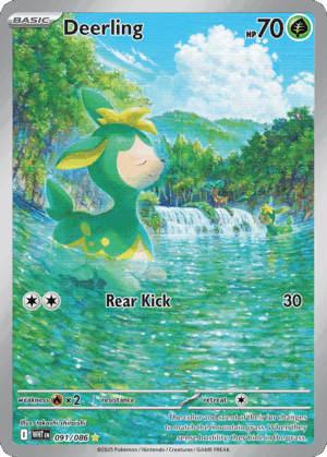 [091/086] – Deerling – White Flare – Art Rare