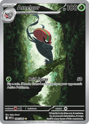 [094/086] – Accelgor – White Flare – Art Rare