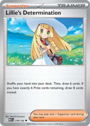 [119/132] – Lillie’s Determination – Mega Evolution – Uncommon