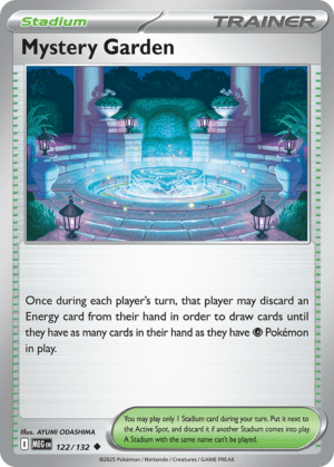 [122/132] – Mystery Garden – Mega Evolution – Uncommon
