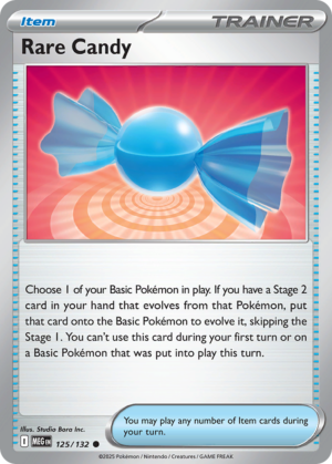 [125/132] – Rare Candy – Mega Evolution – Uncommon