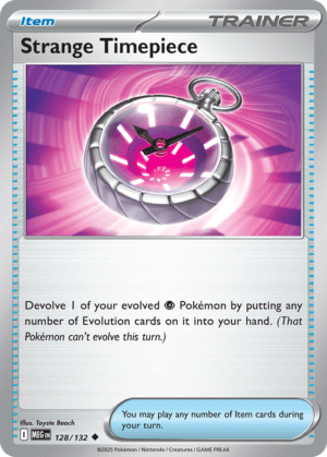 [128/132] – Strange Timepiece – Mega Evolution – Uncommon