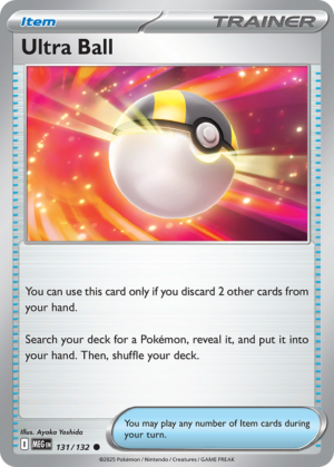 [131/132] – Ultra Ball – Mega Evolution – Uncommon