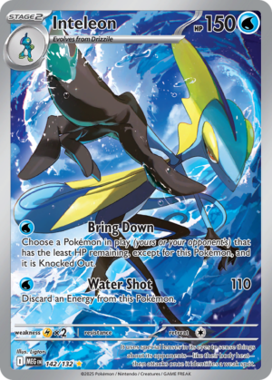 [142/132] – Inteleon – Mega Evolution – Illustration Rare