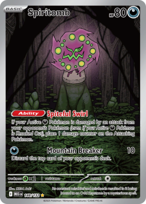 [148/132] – Spiritomb – Mega Evolution – Illustration Rare