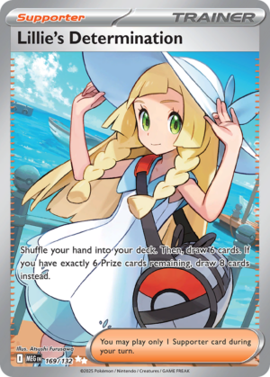 [169/132] – Lillie’s Determination – Mega Evolution – Full Art Ultra Rare