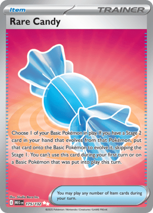 [175/132] – Rare Candy – Mega Evolution – Full Art Ultra Rare