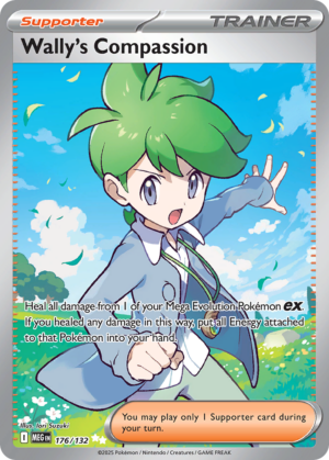 [176/132] – Wally’s Compassion – Mega Evolution – Full Art Ultra Rare