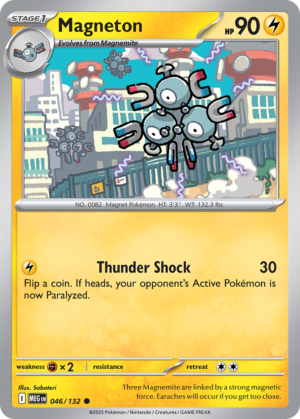 [046/132] – Magneton – Mega Evolution – Reverse Holo