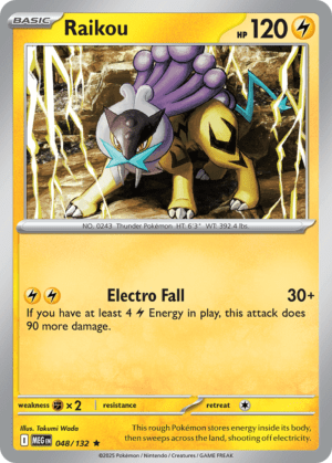 [048/132] – Raikou – Mega Evolution – Holo