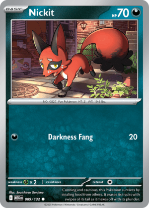 [089/132] – Nickit – Mega Evolution – Common