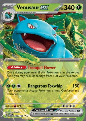 [003/165] – Venusaur ex – 151 – EX Holo