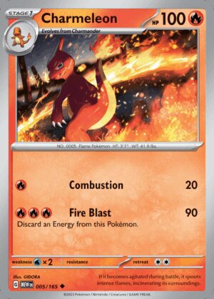 [005/165] – Charmeleon – 151 – Uncommon