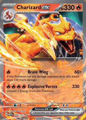 [006/165] – Charizard ex – 151 – Double Rare