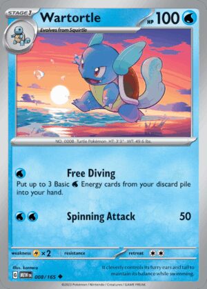 [008/165] – Wartortle – 151 – Uncommon