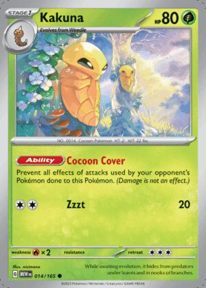 [014/165] – Kakuna – 151 – Reverse Holo