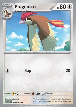 [17/165] – Pidgeotto – 151 – Common