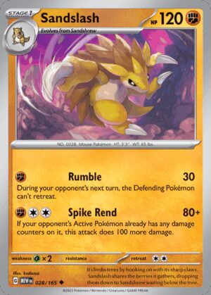 [028/165] – Sandslash – 151 – Uncommon